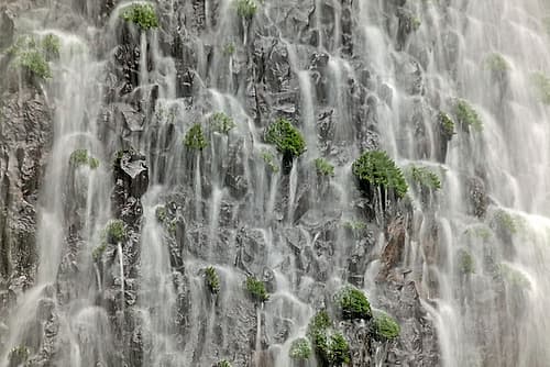 Waterfall close-up-Columbia River Gorge-Oregon Art Print
